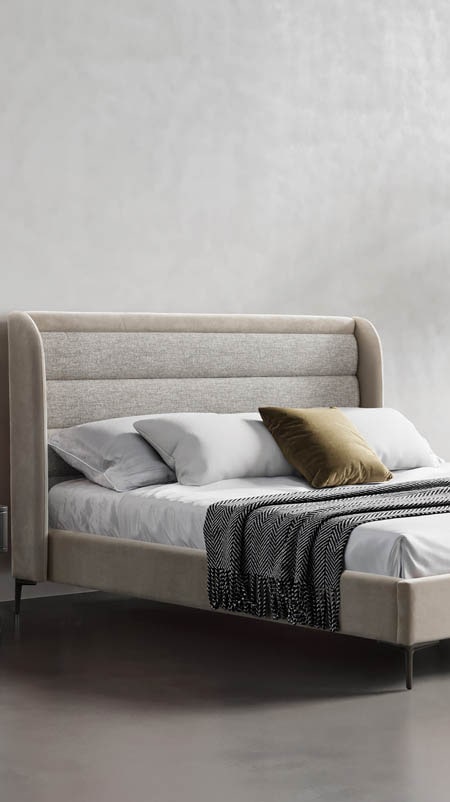upholstered bed from rayleigh